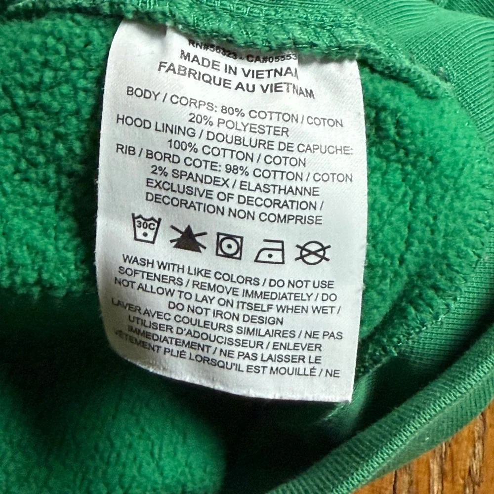 Nike Boston Celtics NBA 75th Anniversary Full Zip Hoodie Sweater Green Mens XS